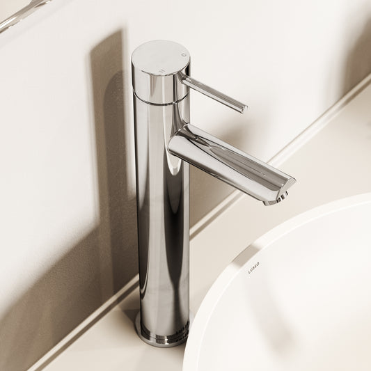 Luxe Monobloc Chrome Basin Tall Mixer Tap