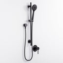 Luxe Shower & Riser Kit Matte Black