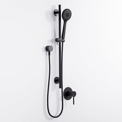 Luxe Shower & Riser Kit Matte Black