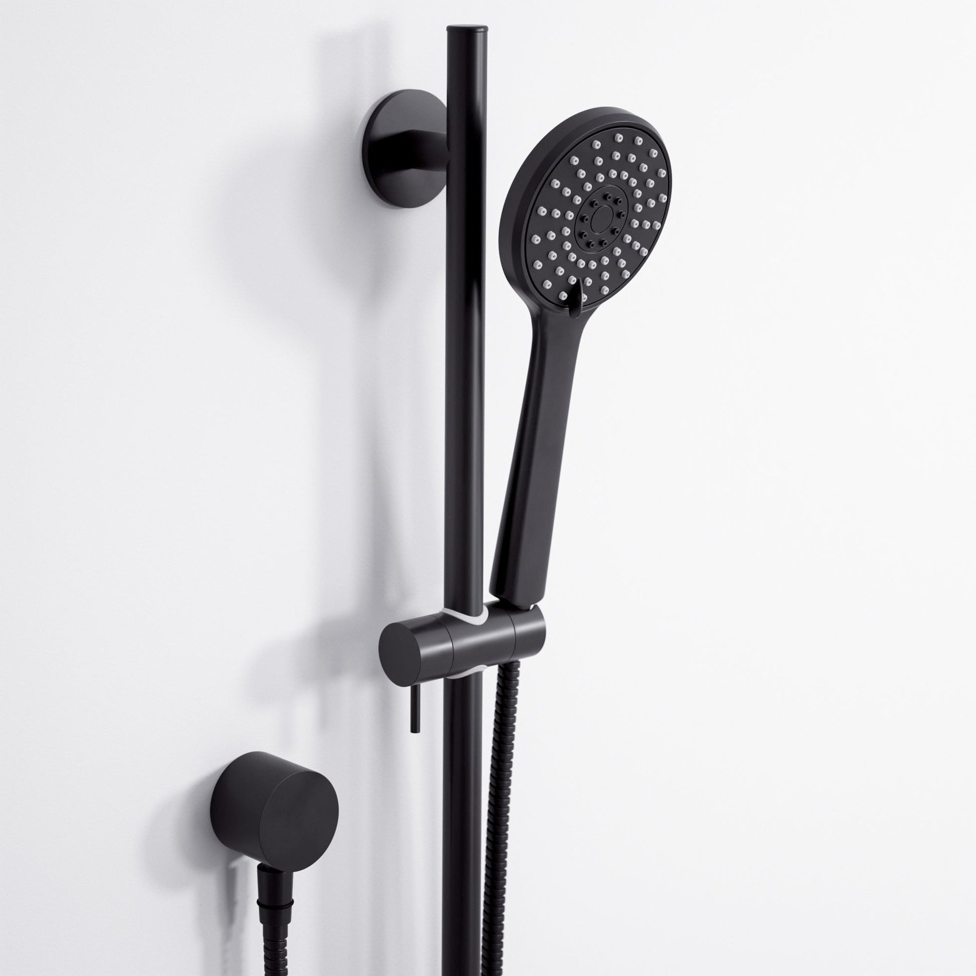 Luxe Shower & Riser Kit Matte Black