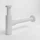 Luxe Silk Matte White Round Bottle Trap
