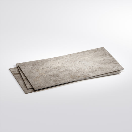 Manzoni Light Taupe Travertine Porcelain Wall or Floor Tile 1200 x 600mm