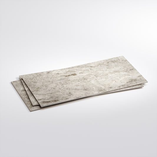 Manzoni Stone Beige Travertine Porcelain Wall or Floor Tile 1200 x 600mm