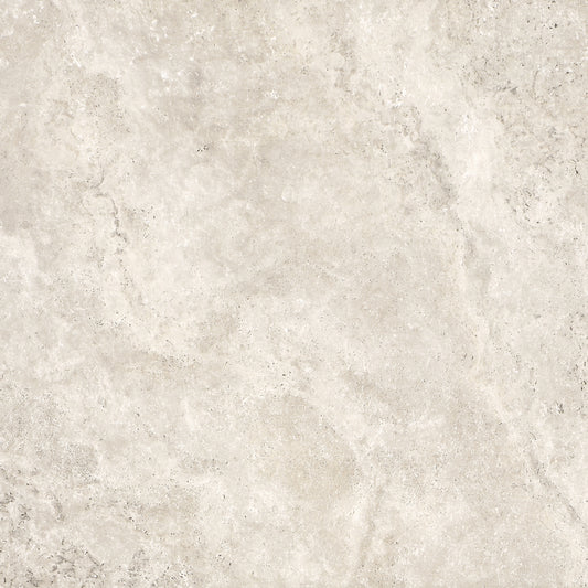Manzoni Stone Beige Travertine Porcelain Wall or Floor Tile 600 x 600mm