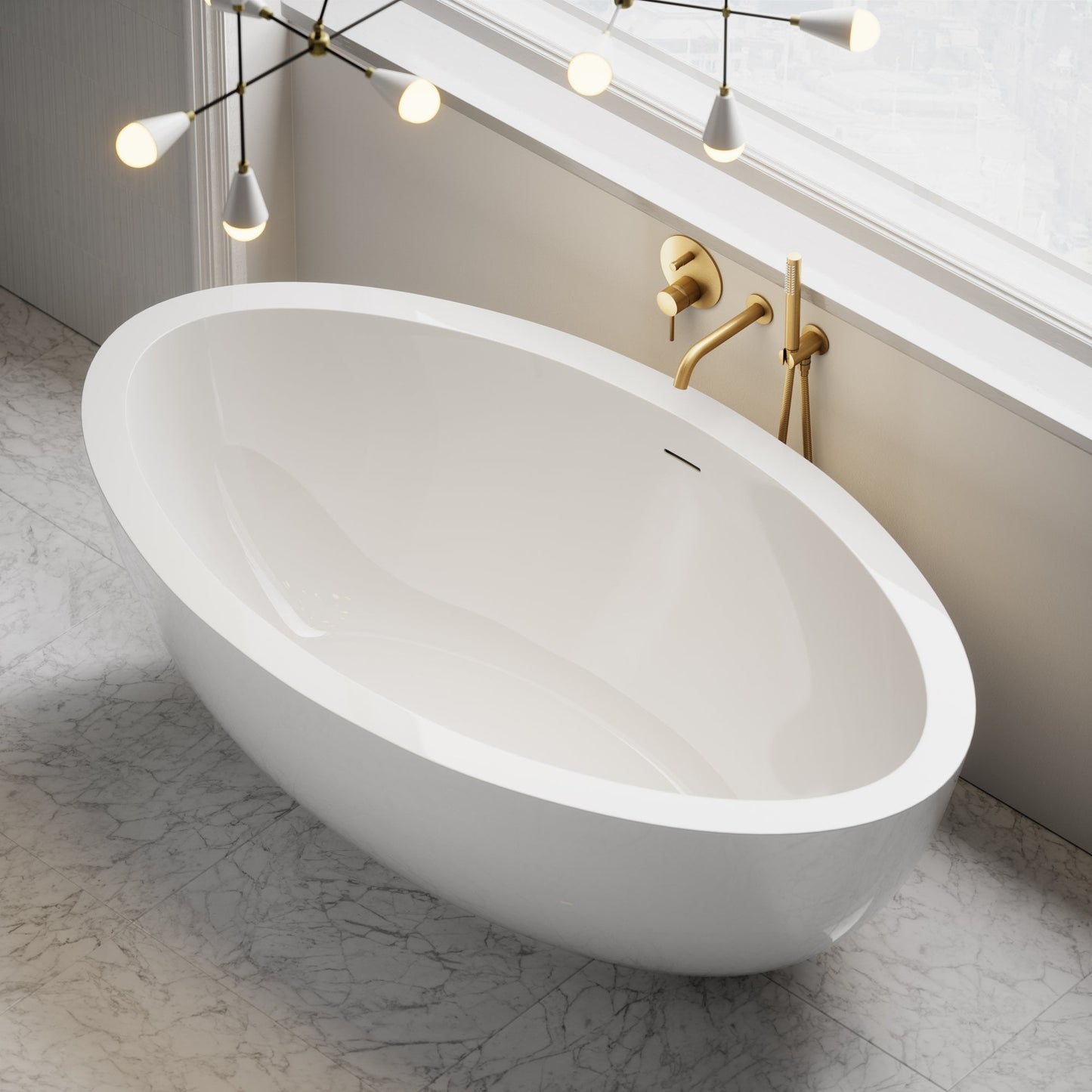 Mardan Freestanding Stone Bath 1760mm