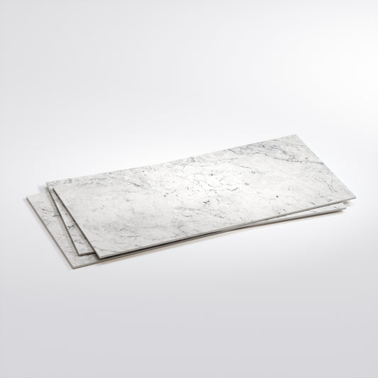 Massa Bianco Carrara Marble Porcelain Wall or Floor Tile 1200 x 600mm