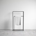 Matte Black Freestanding Towel Rail