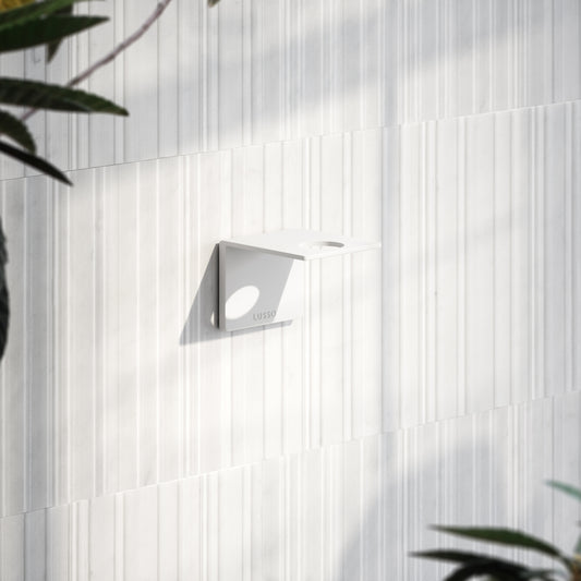 Matte White Soap Dispenser Wall Bracket