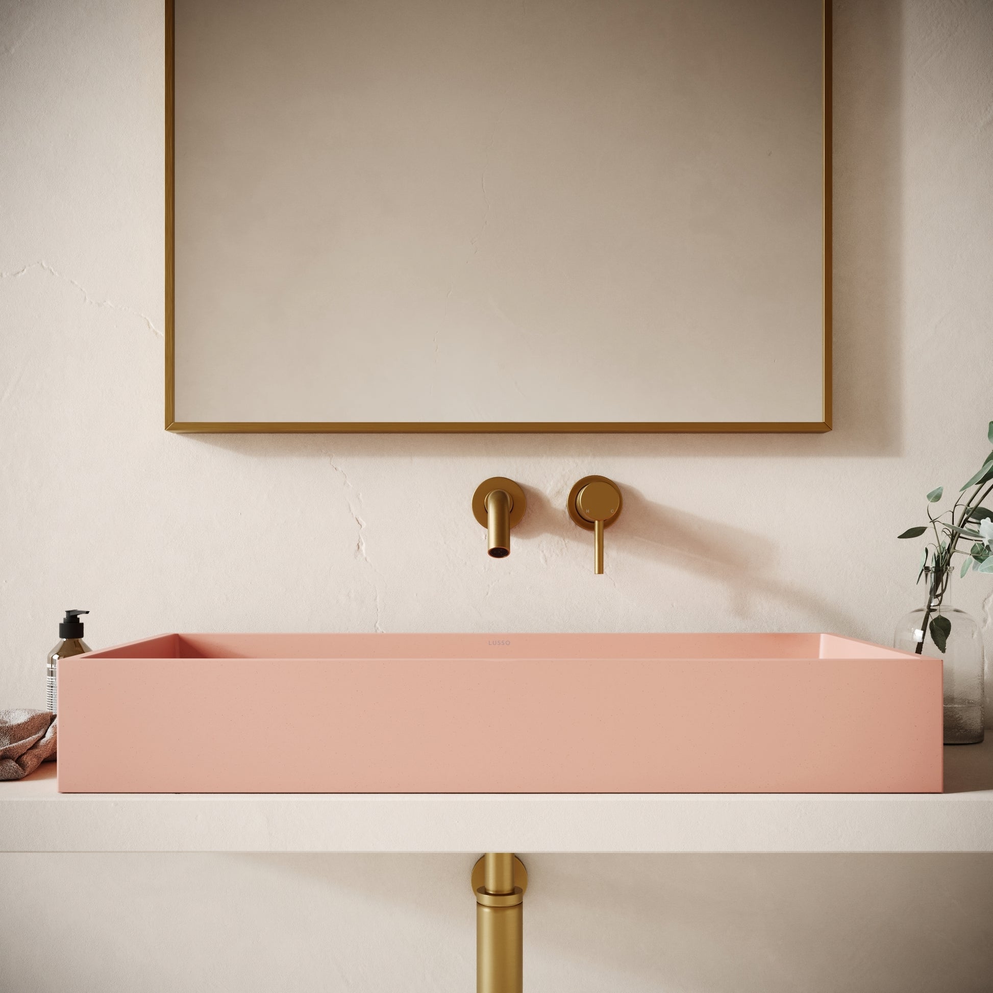 Mattoni Blush Concrete Countertop Basin 800mm