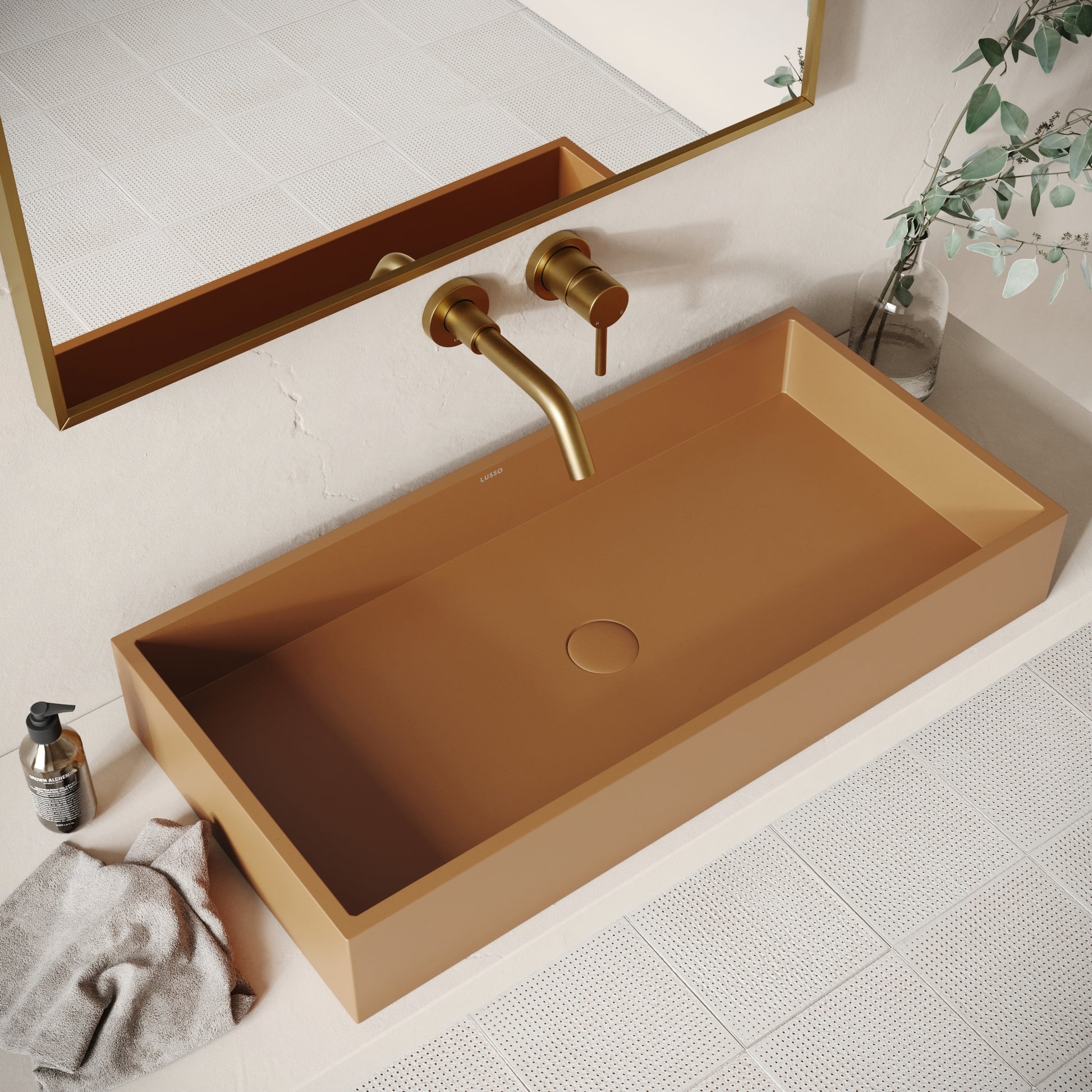 Mattoni Sienna Concrete Countertop Basin 800mm