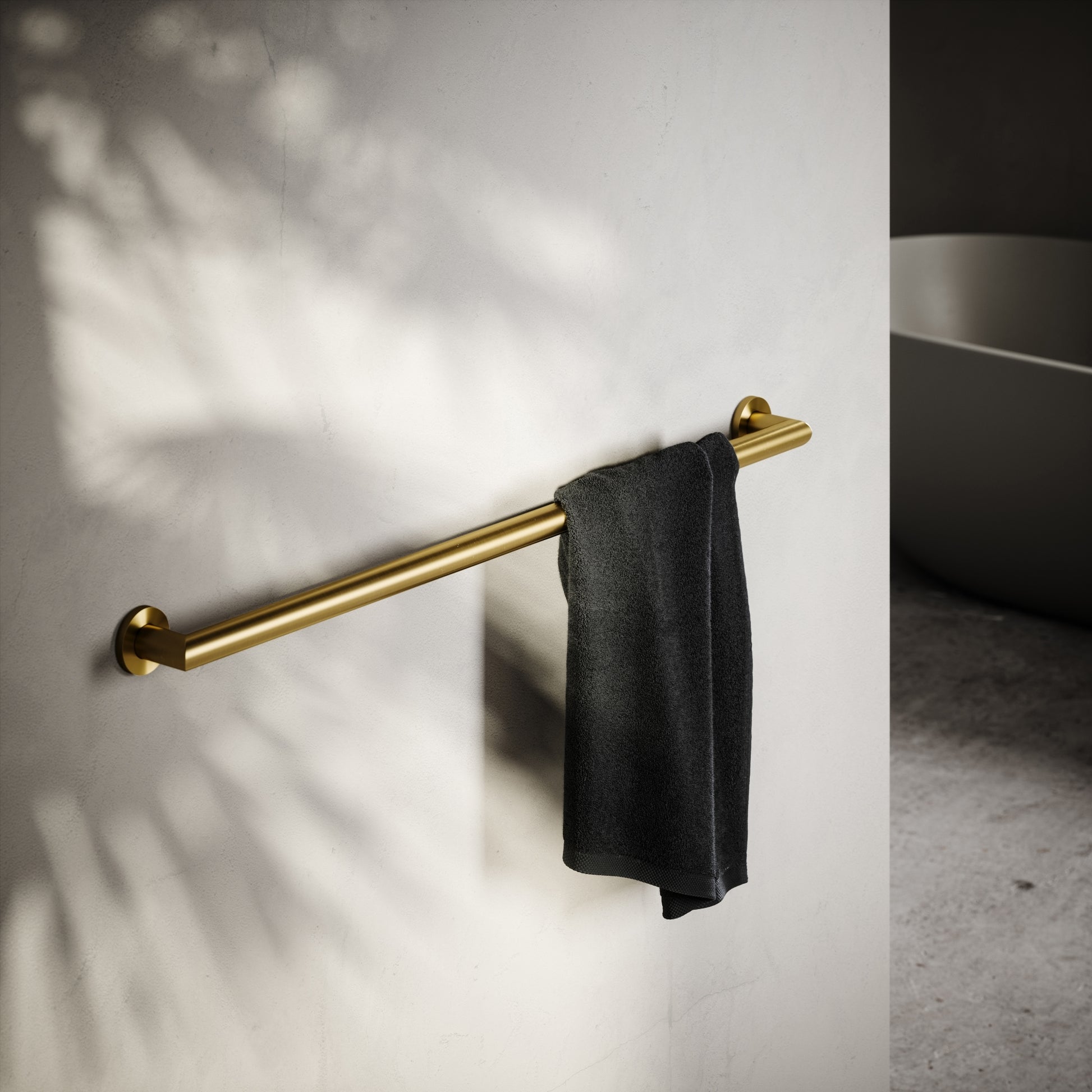 Mayfair Brushed Gold Doc M Grab Rail 1000mm