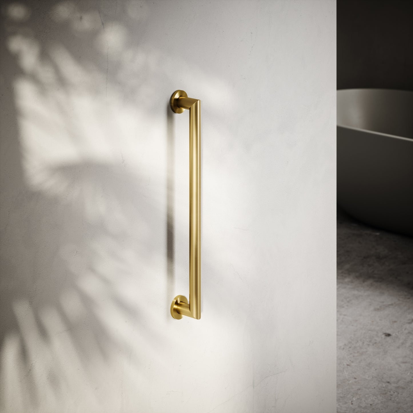 Mayfair Brushed Gold Doc M Grab Rail 600mm