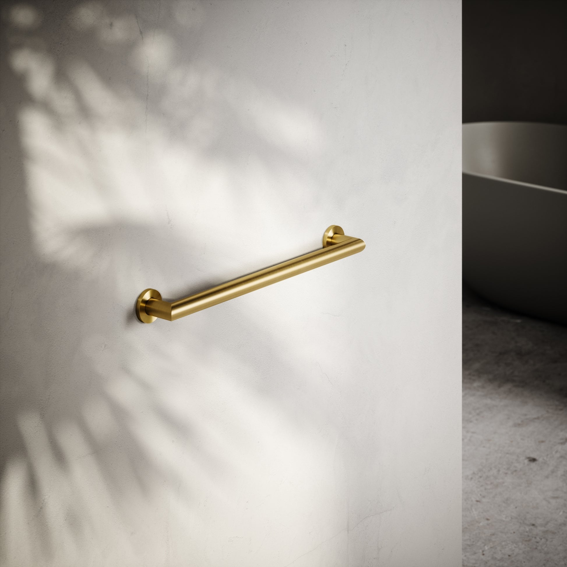 Mayfair Brushed Gold Doc M Grab Rail 600mm