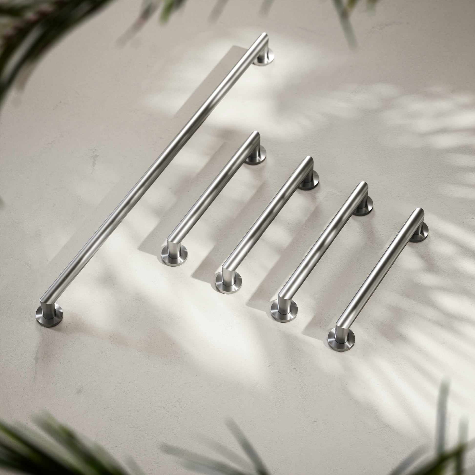 Mayfair Brushed Stainless Doc M Grab Rail Pack 400mm & 1000mm