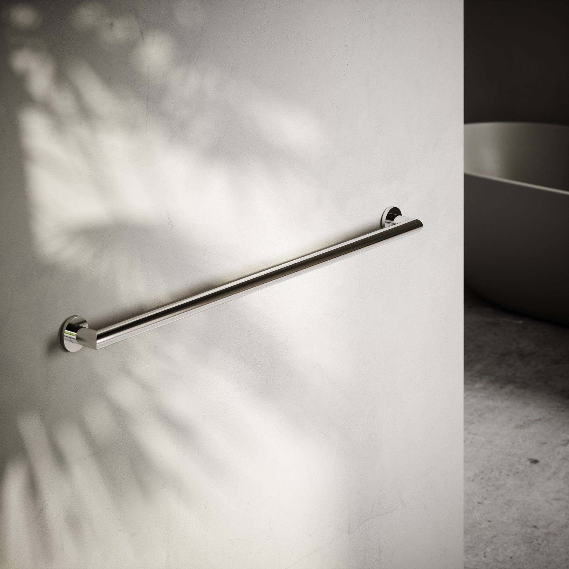 Mayfair Chrome Doc M Grab Rail 1000mm