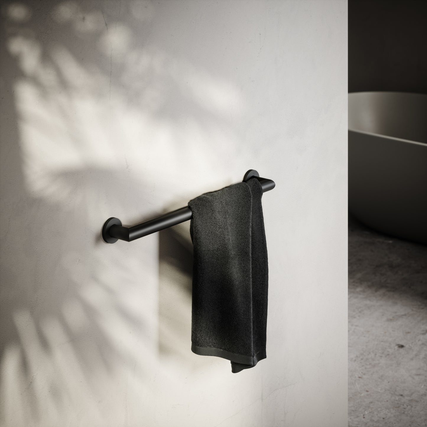 Mayfair Matte Black Doc M Grab Rail 600mm