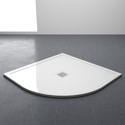 Modern Quadrant Stone Low Profile Polished Shower Tray