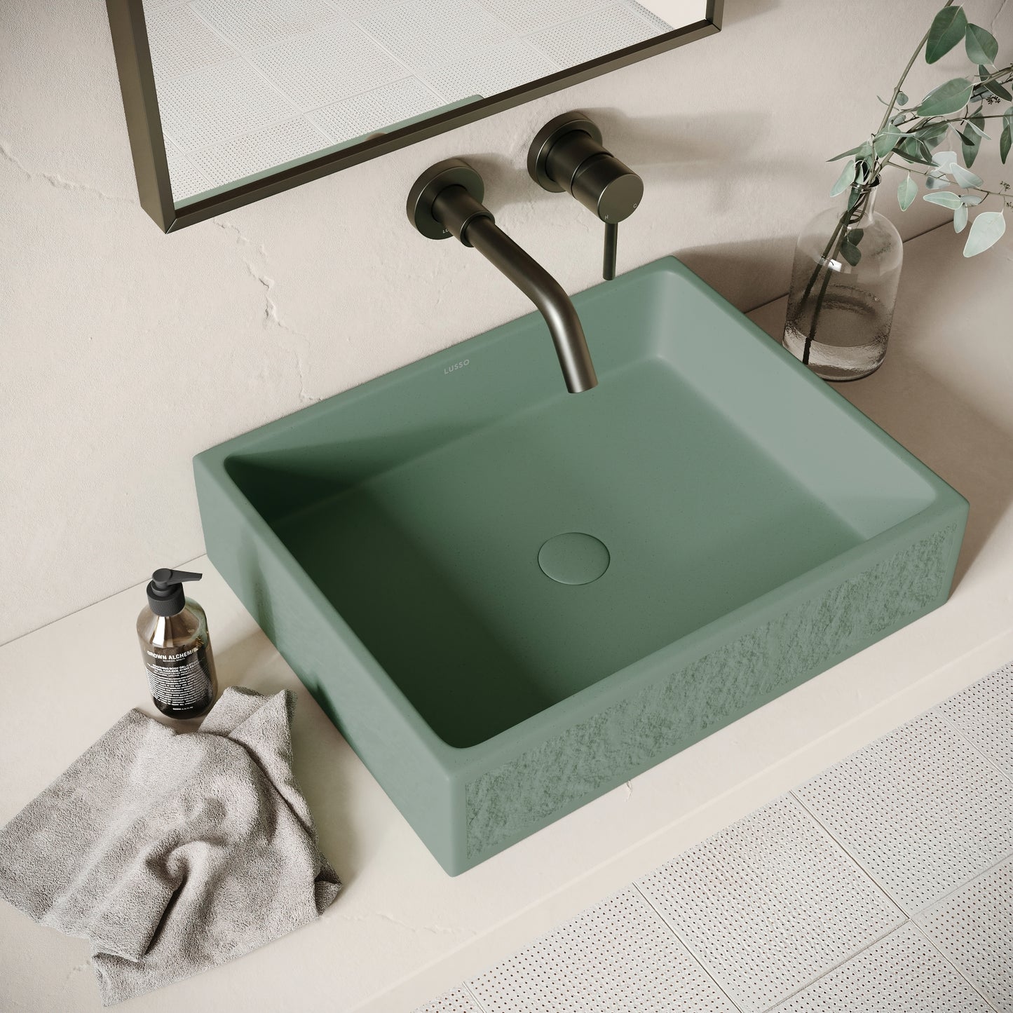 Modifica Seafoam Concrete Countertop Basin 496mm