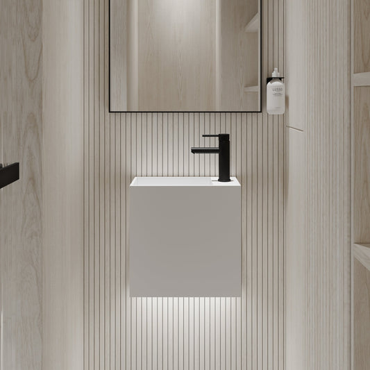 Modul Wall Hung Stone Basin 400mm