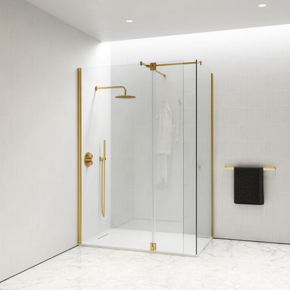 Modular Complete Walk In Shower Enclosure - KIT D (ALL SIZES)