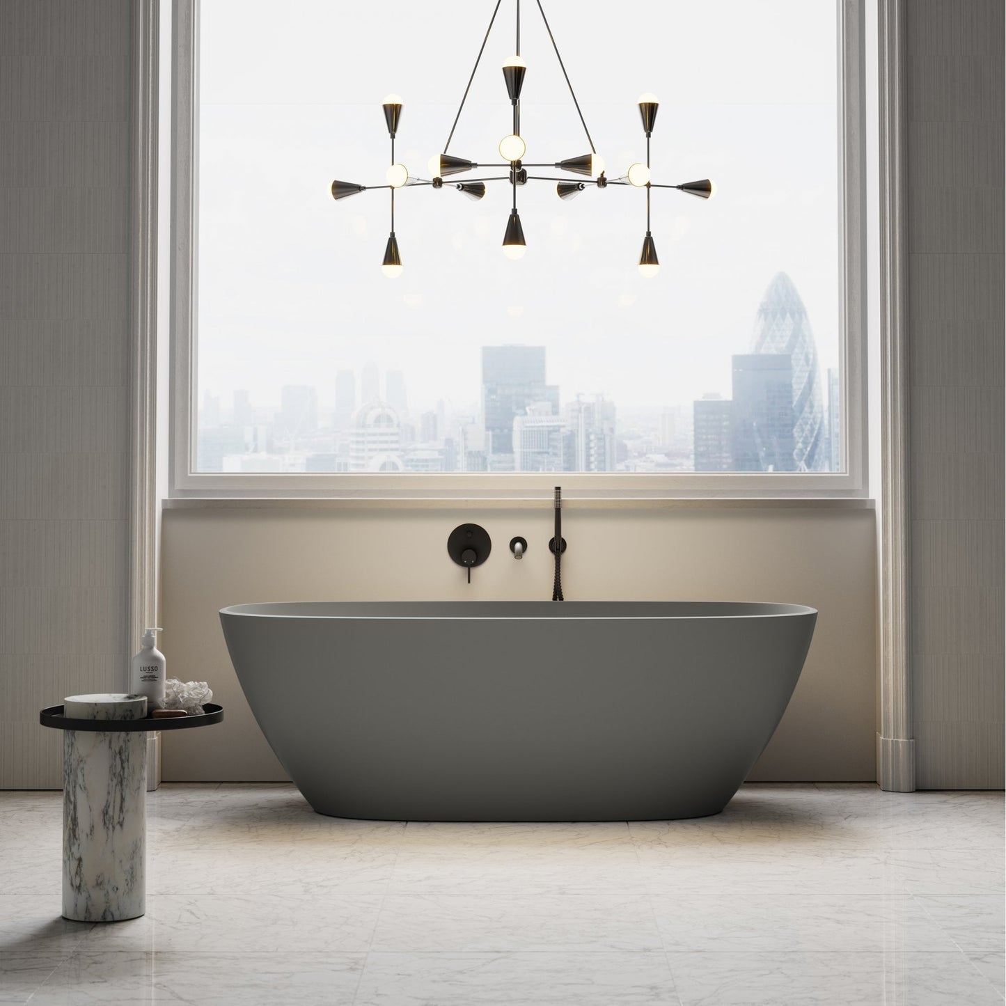 Monaco Clay Freestanding Stone Bath 1700mm