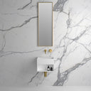 Moode Brushed Gold Mirror 300mm