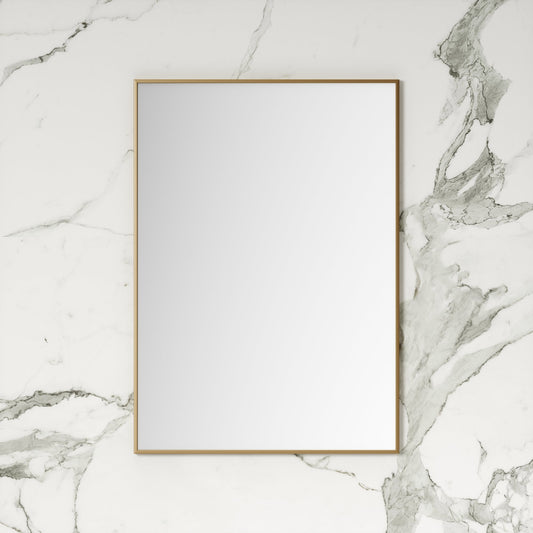 Moode Brushed Gold Mirror 600mm