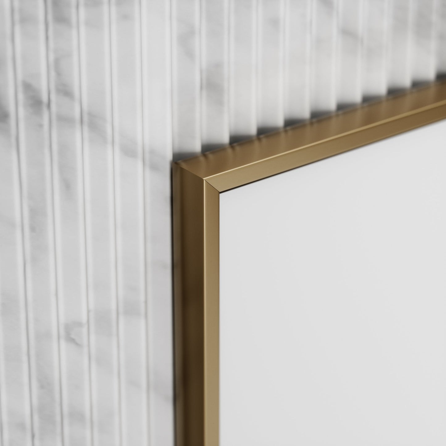 Moode Brushed Gold Mirror 600mm