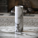Moretti Arabescato Marble Tall Vase