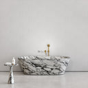 Muse Arabescato Marble Freestanding Bath 1700mm