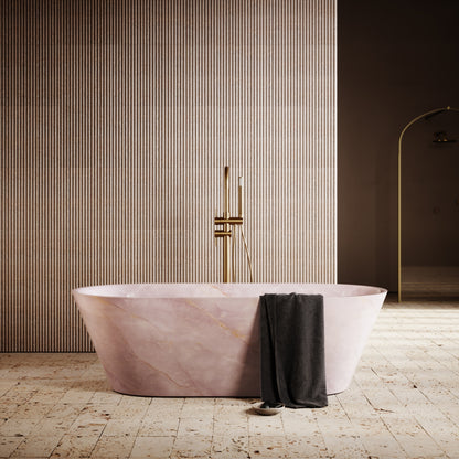 Muse Pink Onyx Freestanding Bath 1700mm