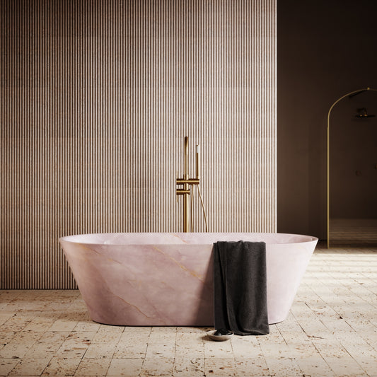 Muse Pink Onyx Freestanding Bath 1700mm