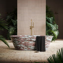 Muse Rosa Norwegian Marble Freestanding Bath 1700mm