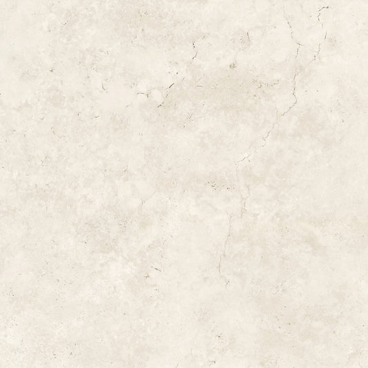 Navona Bianco Ivory Limestone Porcelain Wall or Floor Tile 600 x 600mm