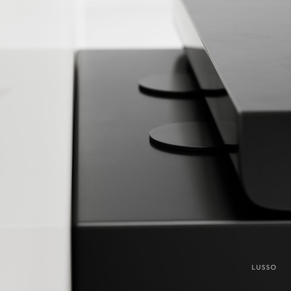 Nera Matte Black Wall Hung Rimless Toilet With Concealed Cistern Frame And Square Flush Plate