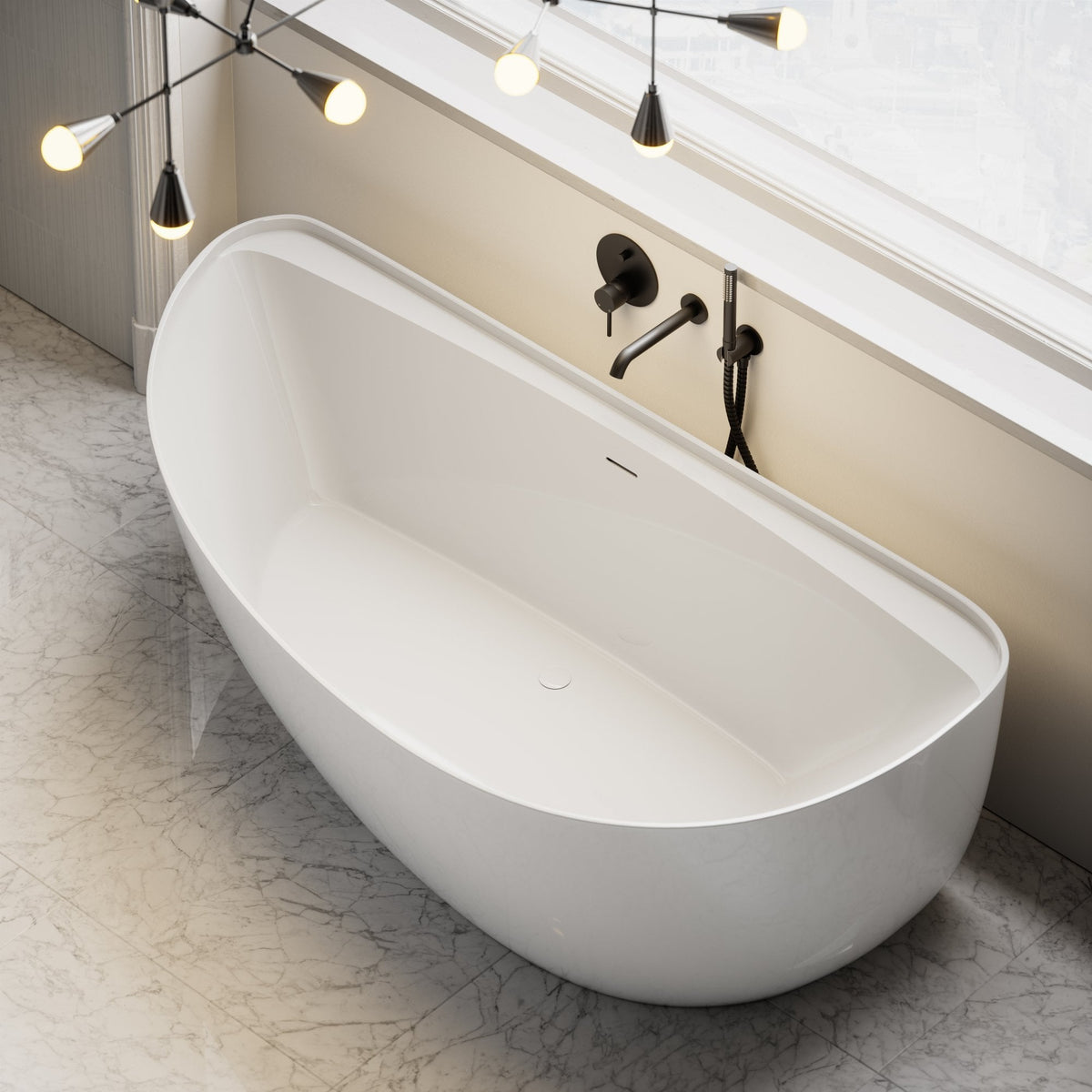 Nilo Freestanding Stone Bath 1700mm