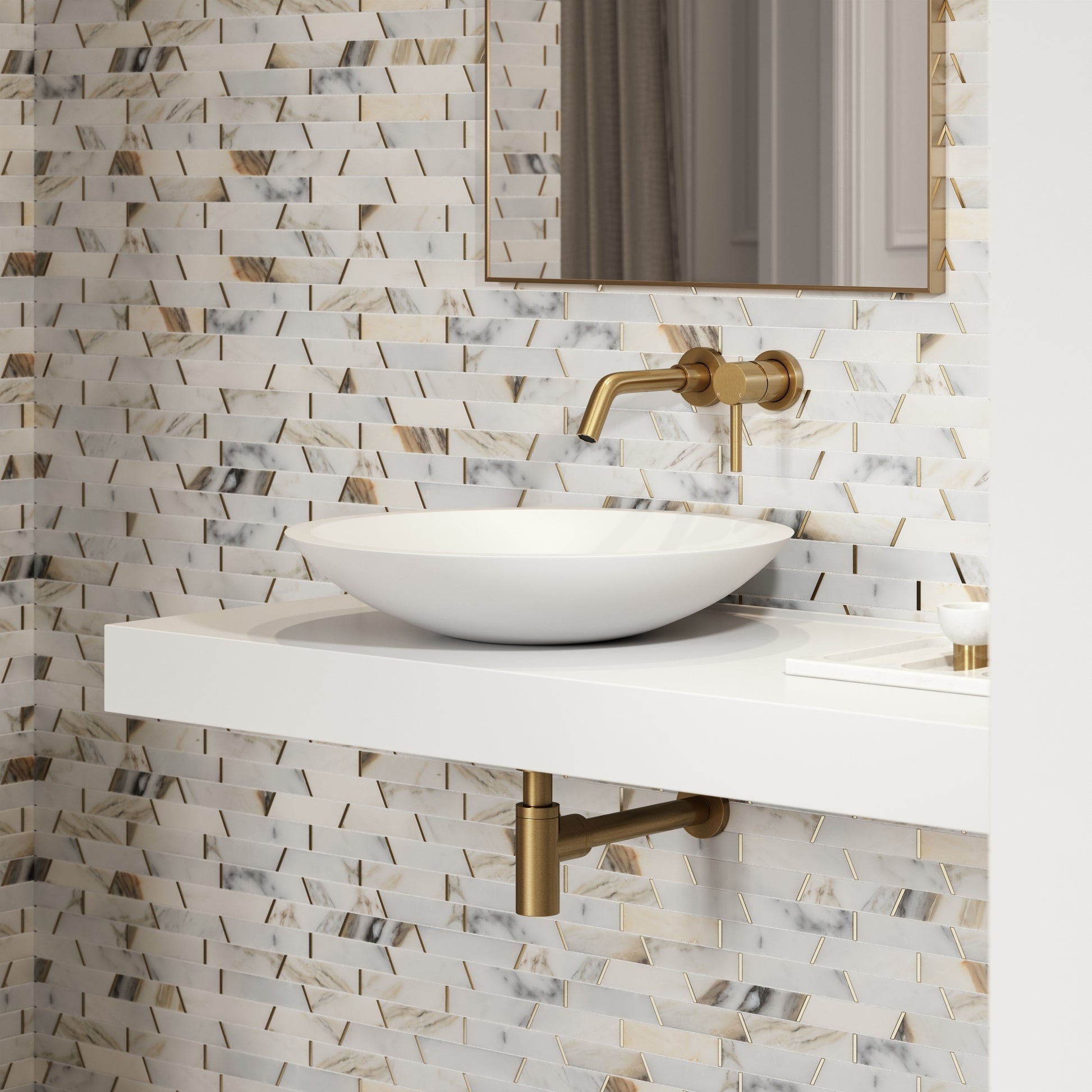 Notion Countertop Stone Basin 515mm