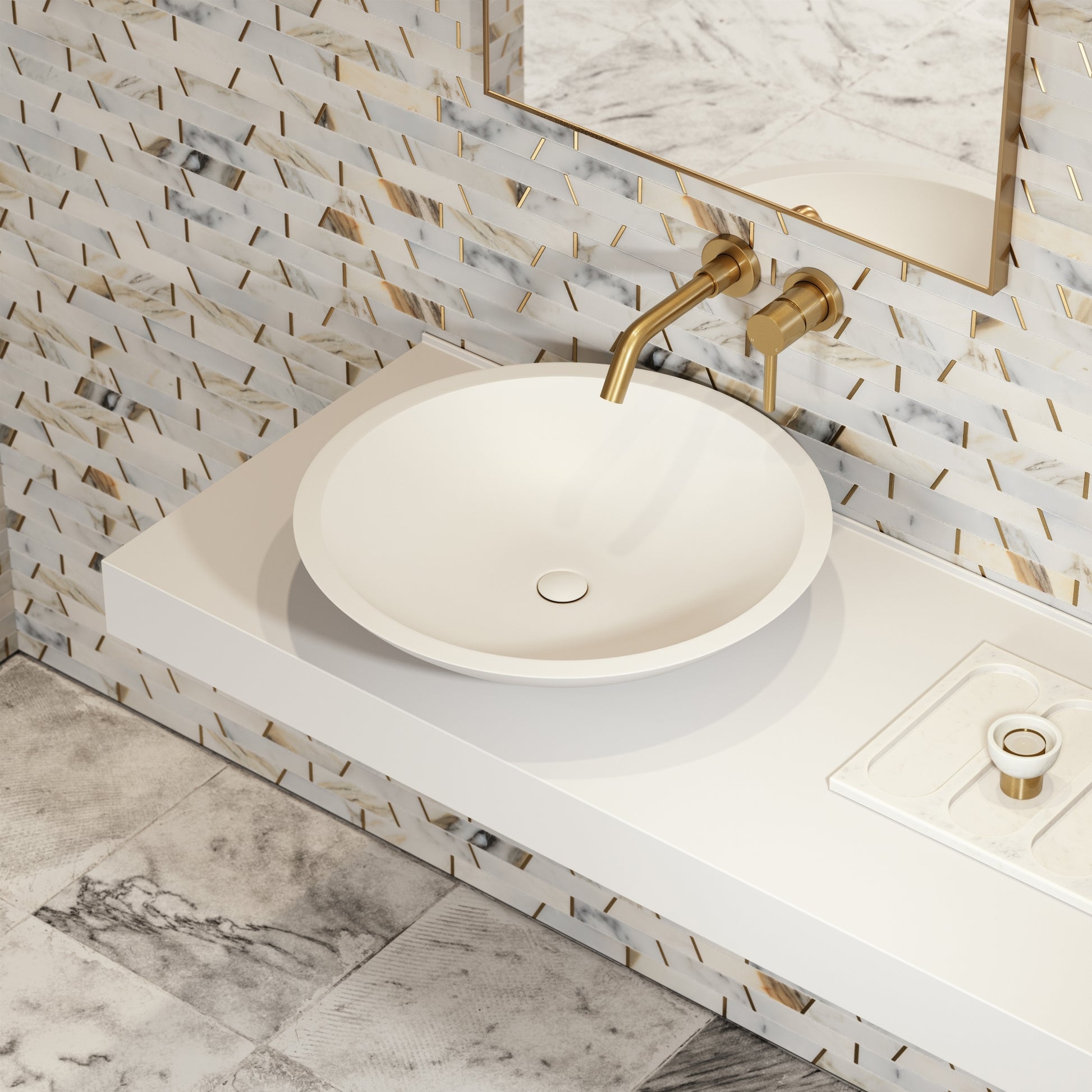 Notion Countertop Stone Basin 515mm