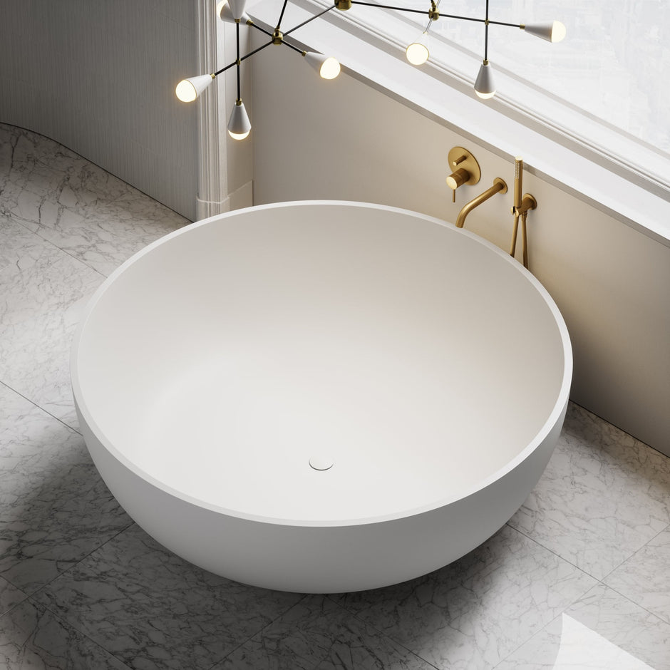 Round Baths | Circular & Round Freestanding Bathtubs - LUSSO