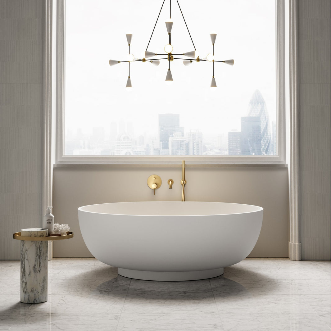Round Baths | Circular & Round Freestanding Bathtubs - LUSSO