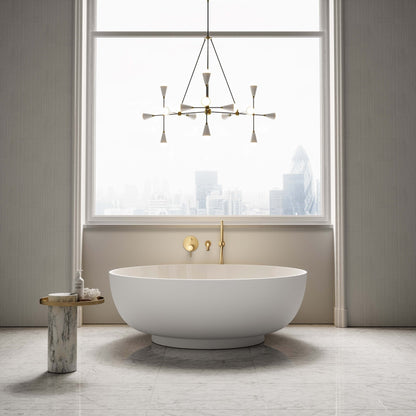 Notion Freestanding Round Stone Bath 1500mm