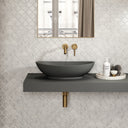 Oasis Clay Countertop Stone Basin 600mm