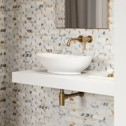 Oasis Countertop Stone Basin 600mm