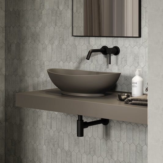 Oasis Earth Countertop Stone Basin 600mm