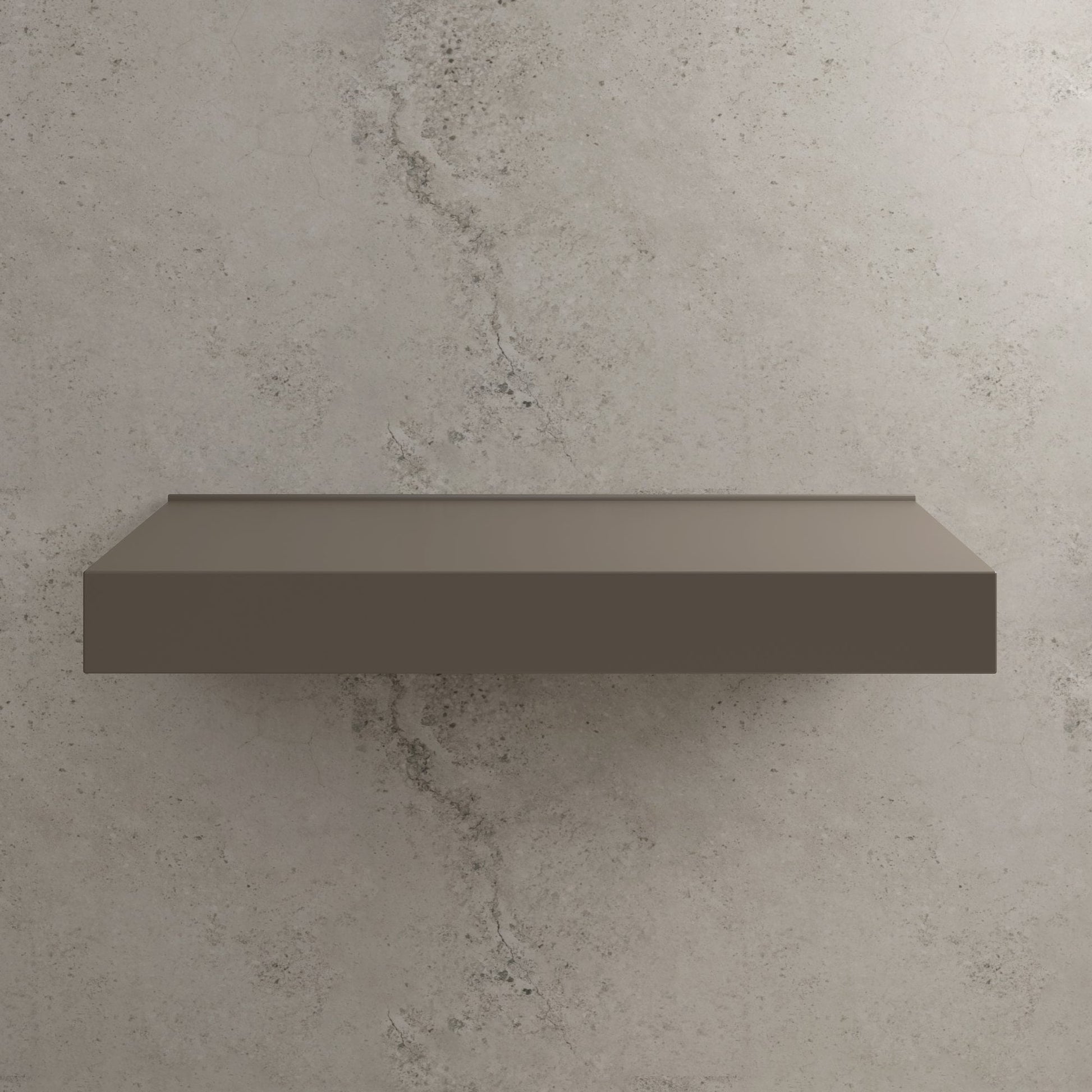 Oasis Stone Basin 600mm & Stone Wall Hung Countertop Basin Shelf Set