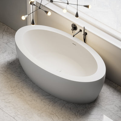 Ocean Freestanding Stone Bath 1900mm