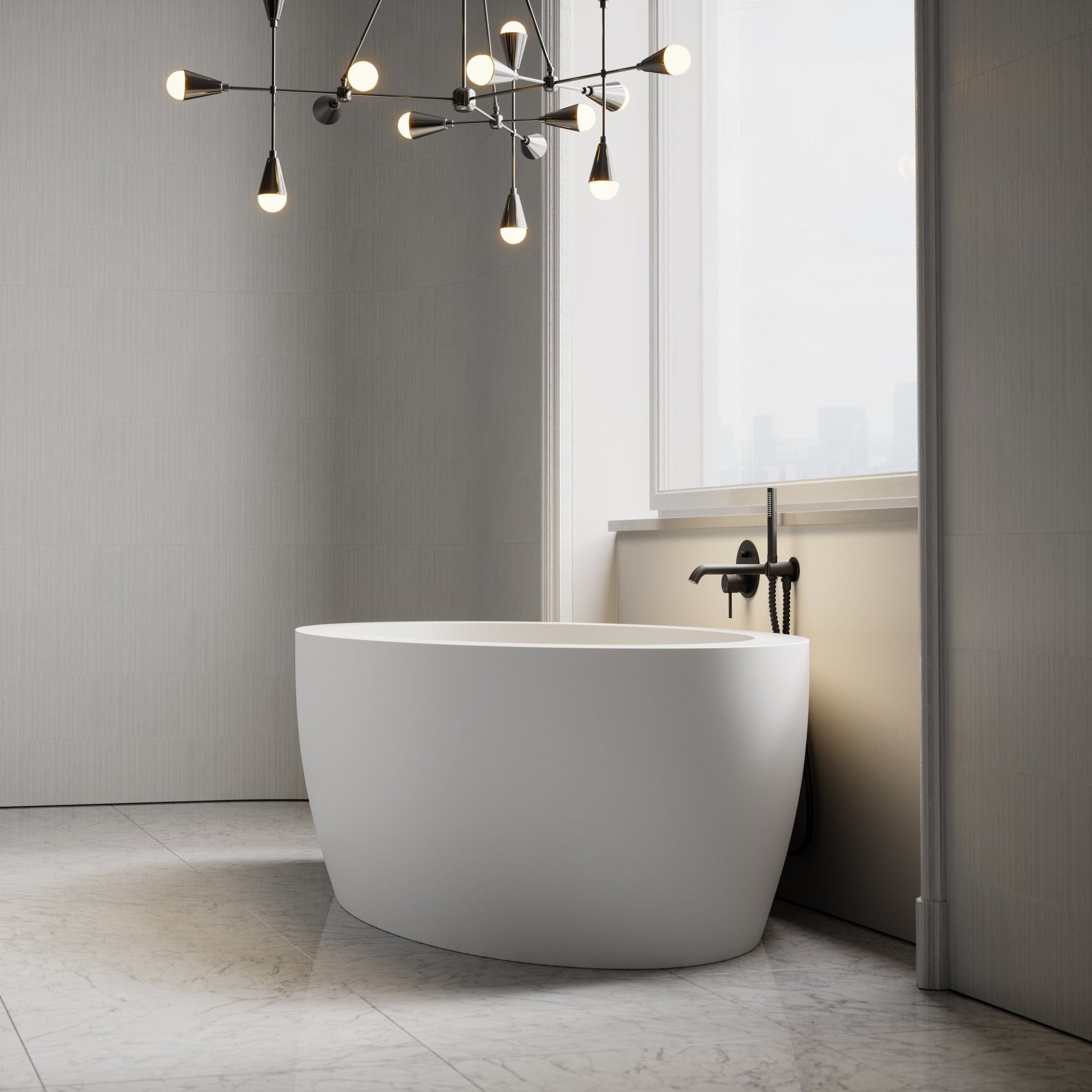 Ocean Freestanding Stone Bath 1900mm