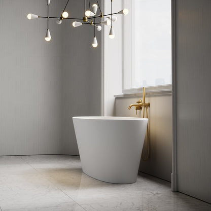 Oval Freestanding Stone Bath 1580mm