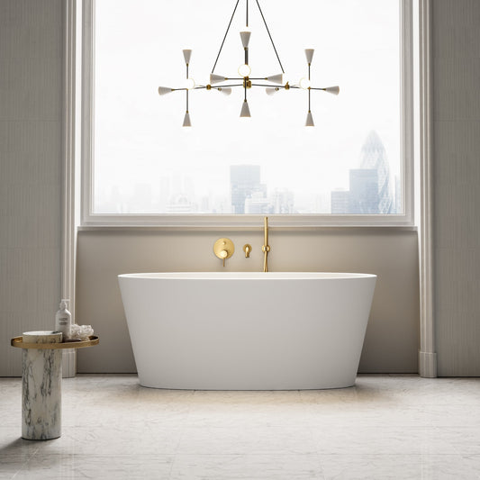 Oval Freestanding Stone Bath 1580mm