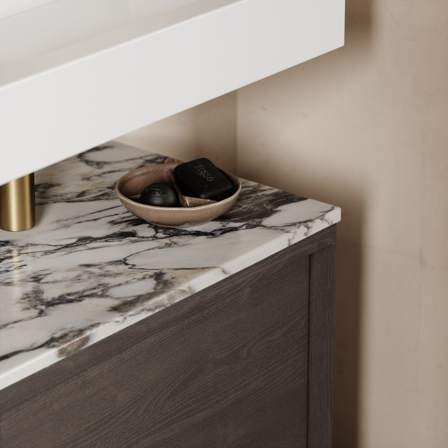 Palermo Modular Grey Oak Bathroom Storage Cabinet 600-1200mm